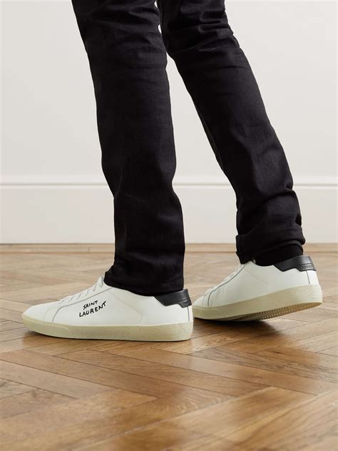 ysl classic court sneakers|saint laurent court classic sneakers.